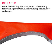 Load image into Gallery viewer, Close up of a skinny dog safety vest showcasing its durability
